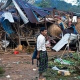 Myanmar Military Accused Of Bombing A Displacement Camp, Killing About 30